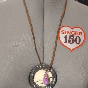 💸 ALBE Fairy Dust Purple Pendant Necklace